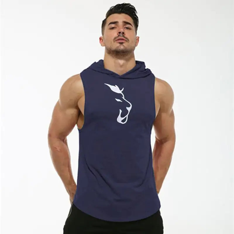 Men's Tank Top Hoodie