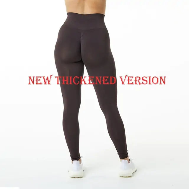 Solid Colored High-Waist Workout Leggings