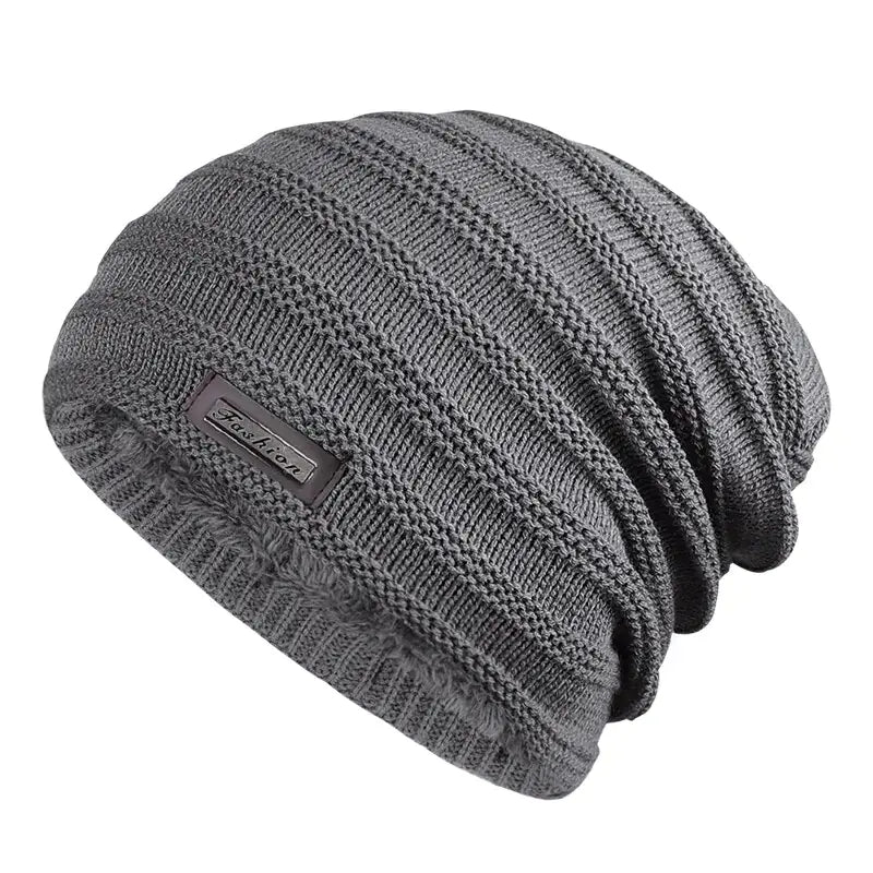 Fleece Lined Knitted Beanie