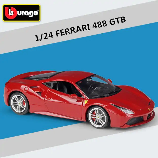 Ferrari 488 GTB Alloy Model Sports Car