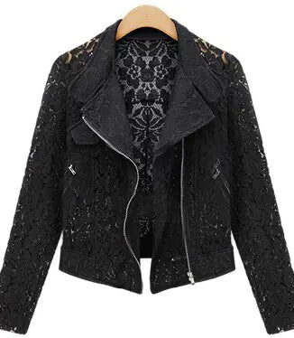 Autumn Lace Biker Jacket