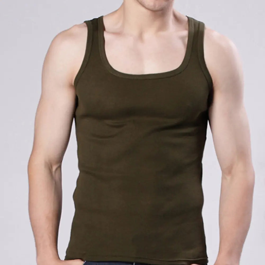 Men's Solid Colored Tank Top