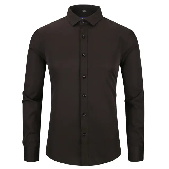 Anti-Wrinkle Men's Button-Up Shirt