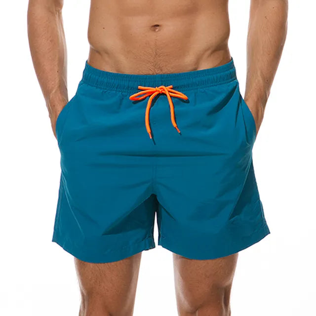 Men's Solid Color Swim Shorts