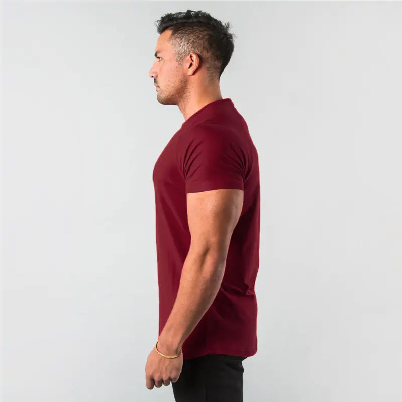 Men's Solid Gym T-Shirt
