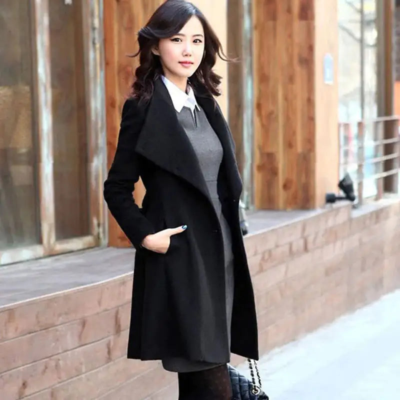 Women's Long Cashmere Coat