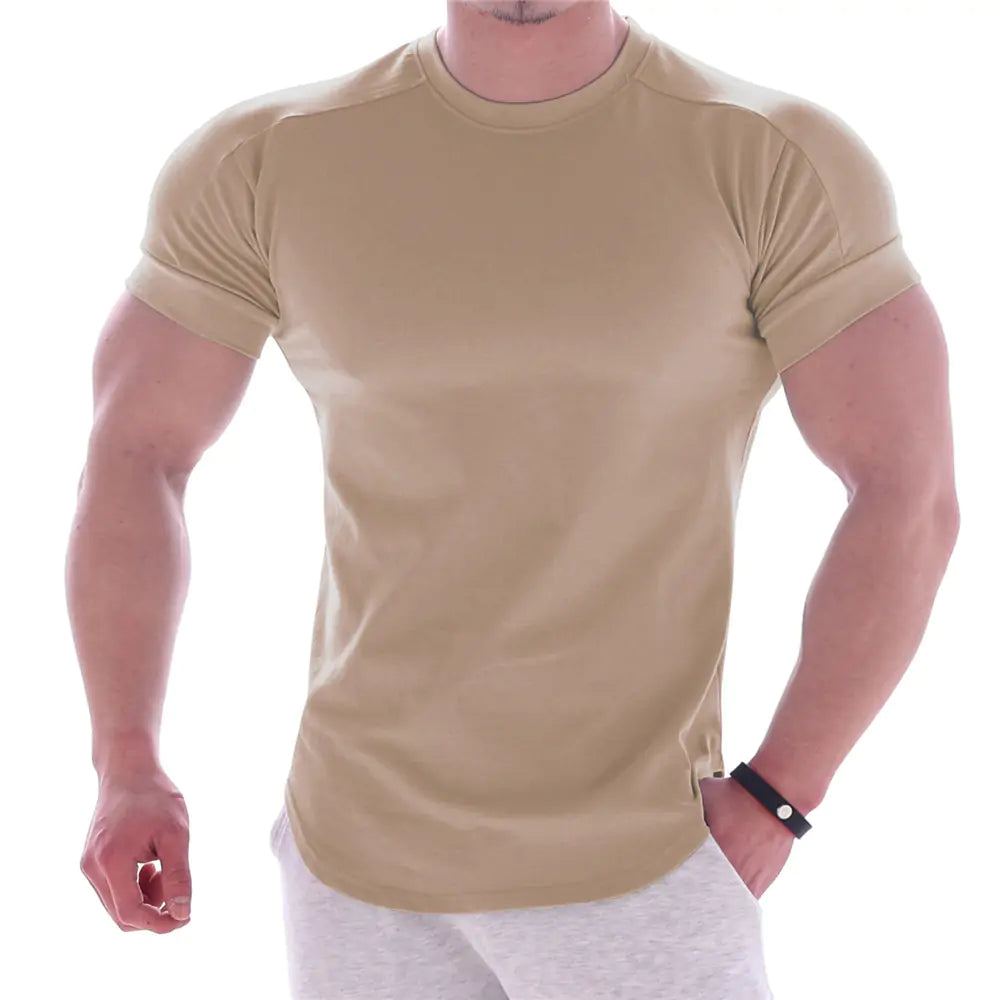 High-Elastic Men's Slim Fit T-Shirt