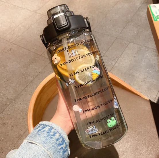 2L Time Scale Reminder Water Bottle