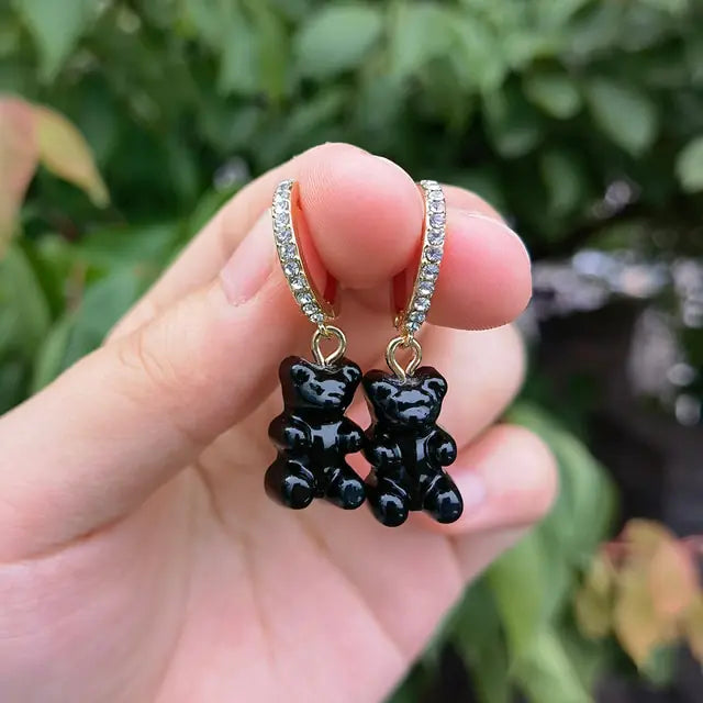 Cute Gummy Bear Dangle Earrings