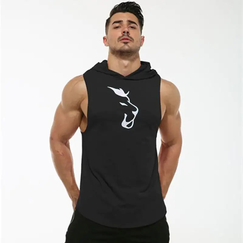 Men's Tank Top Hoodie