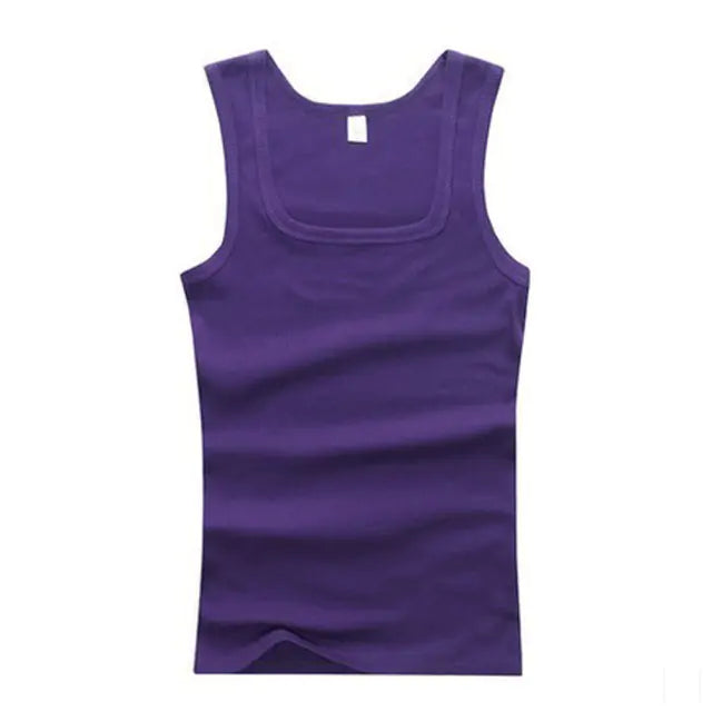 Men's Solid Colored Tank Top