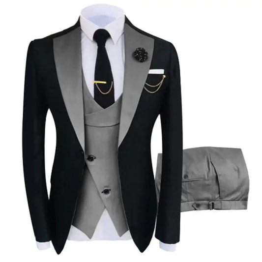 Fitted 3 Piece Tuxedo Set