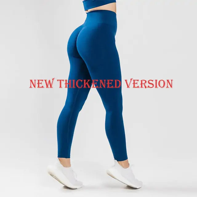 Solid Colored High-Waist Workout Leggings