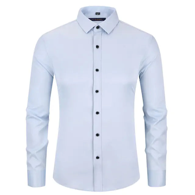 Anti-Wrinkle Men's Button-Up Shirt