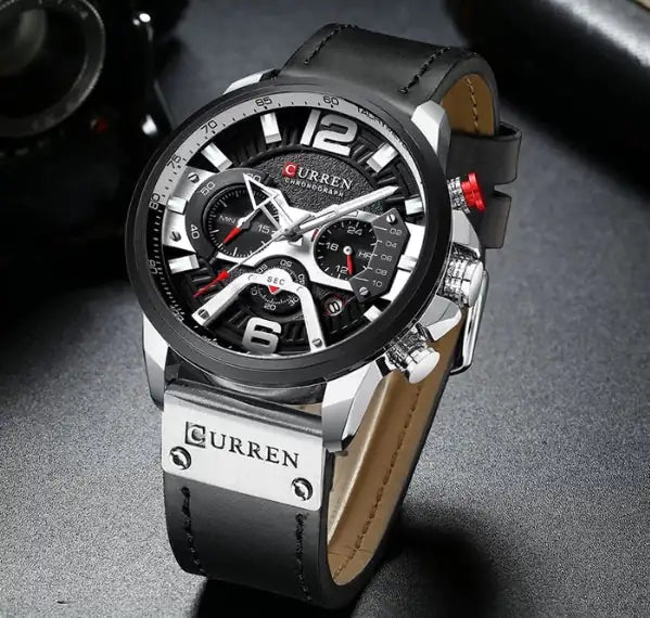 Curren Chrono Edition 2022 Leather Watch