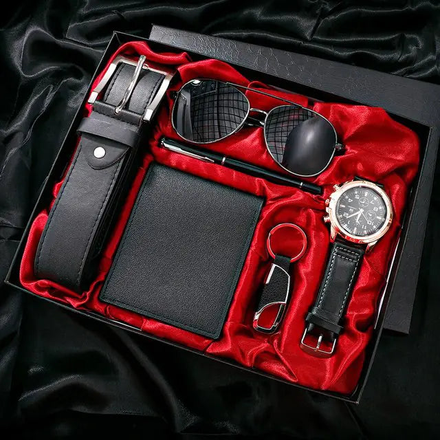 Men's 6 in 1 Luxury Watch Set