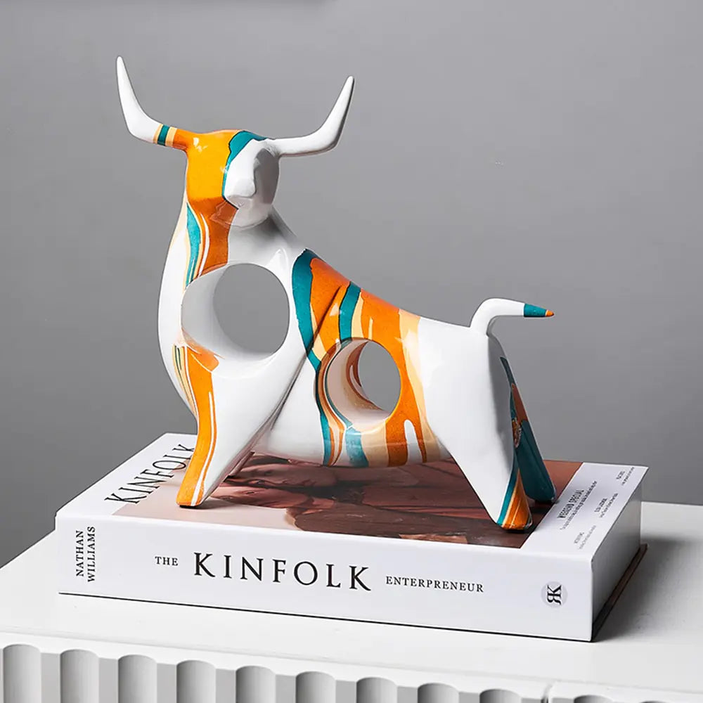 Graffiti Cow Figurines