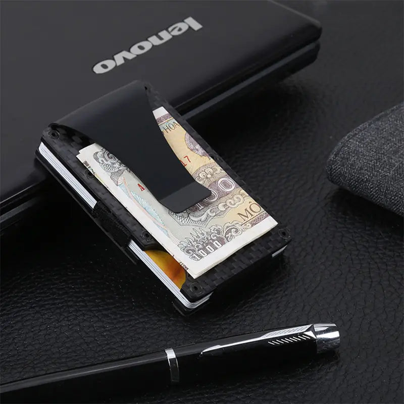 Carbon Fiber Wallet with Money Clip
