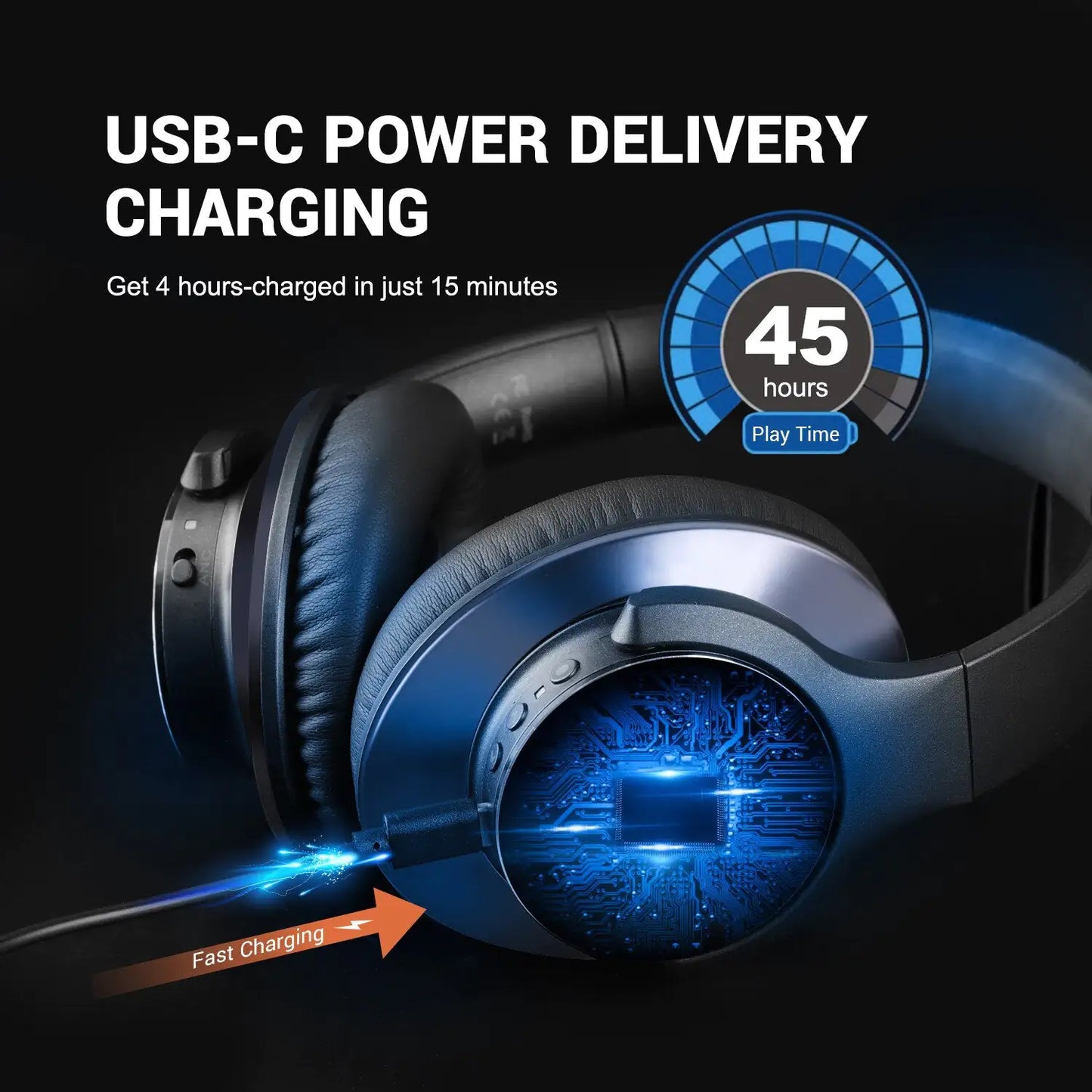 Noise Cancelling Bluetooth Headphones