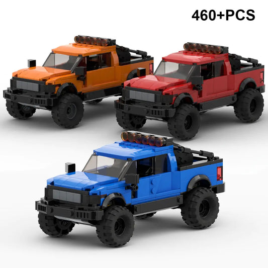 Ford Raptor F-150 Pickup Truck Building Blocks