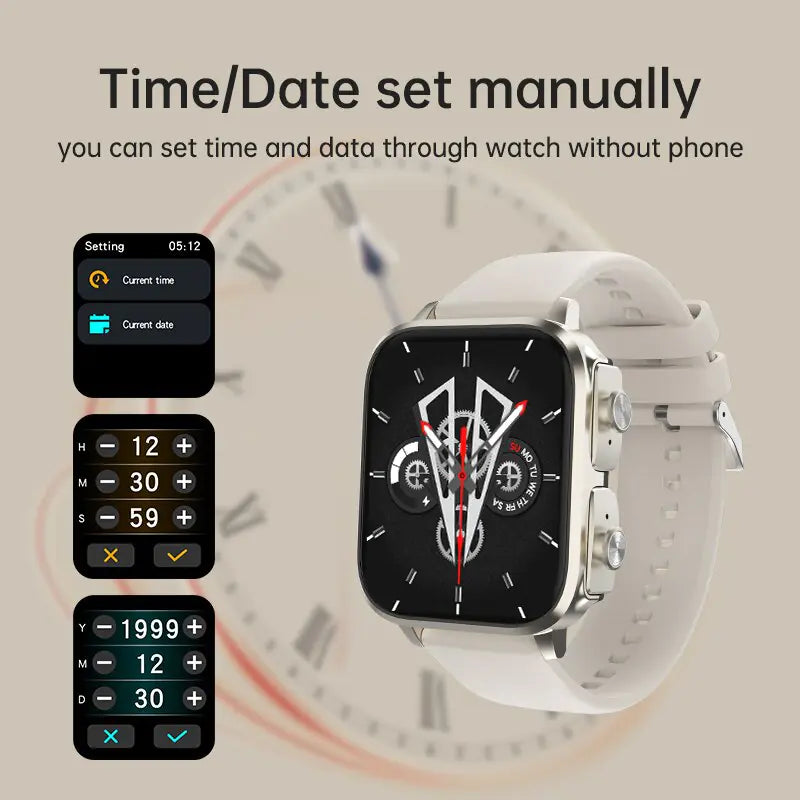 T22 Smart Watch With Earbuds