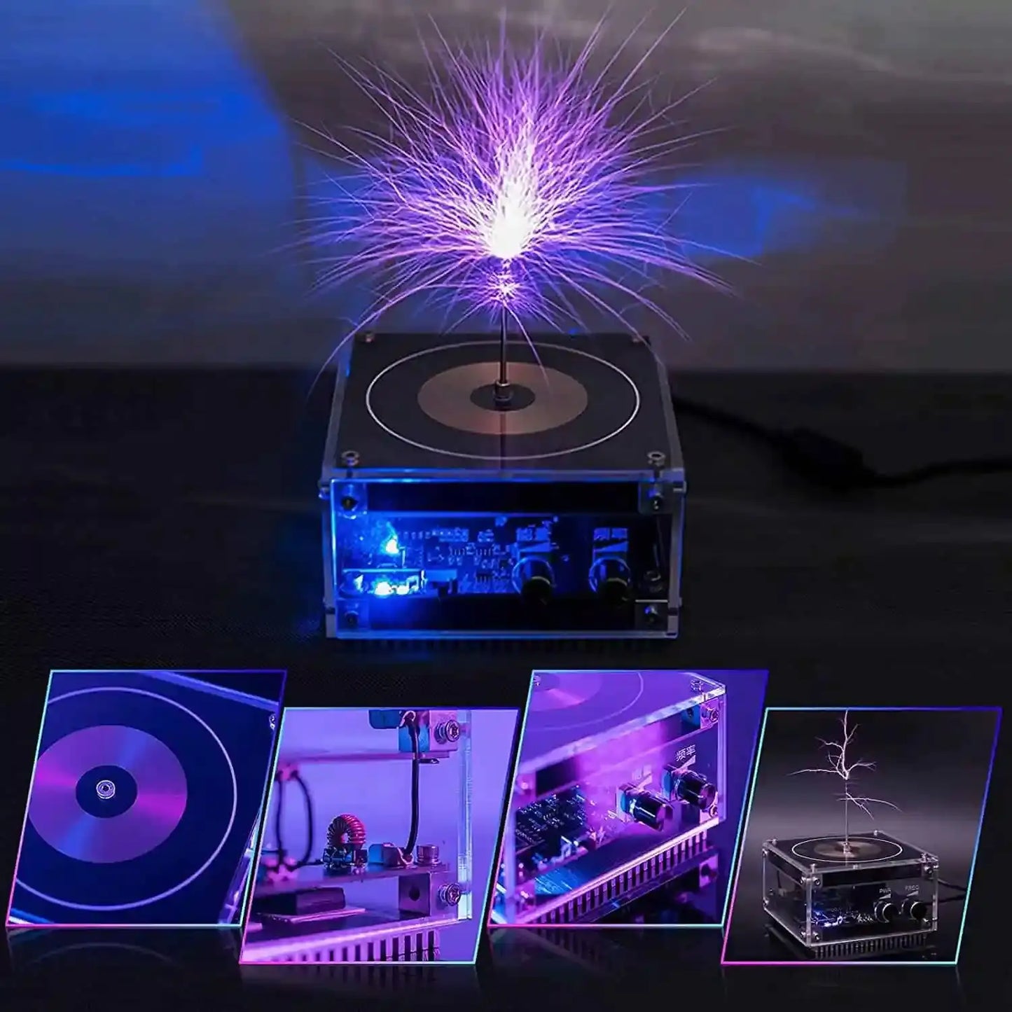 Bluetooth Music Tesla Coil Mini Lightning Generator