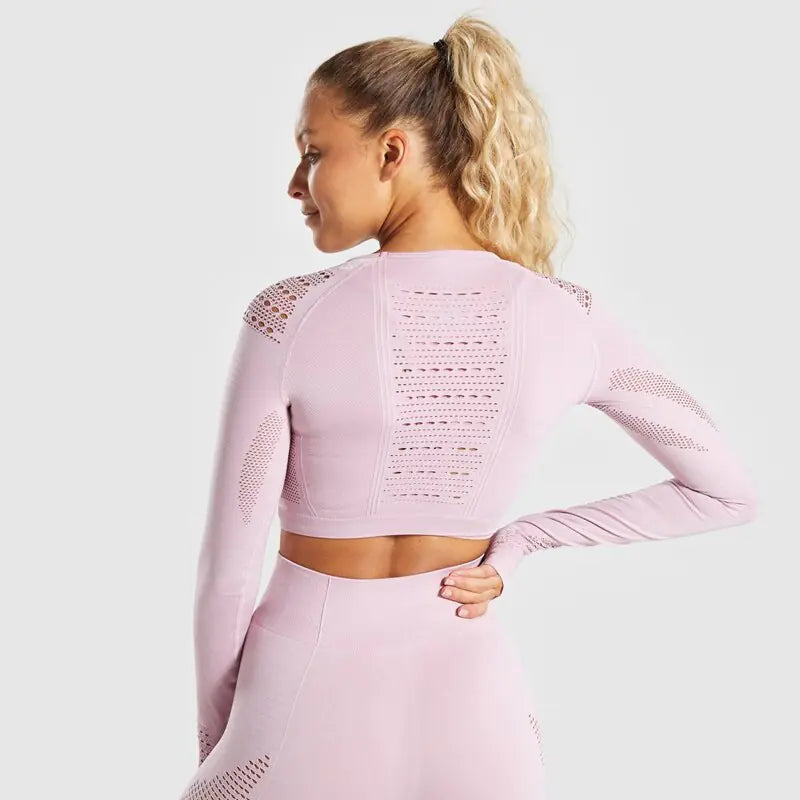 Long Sleeve Crop Top & Leggings Set