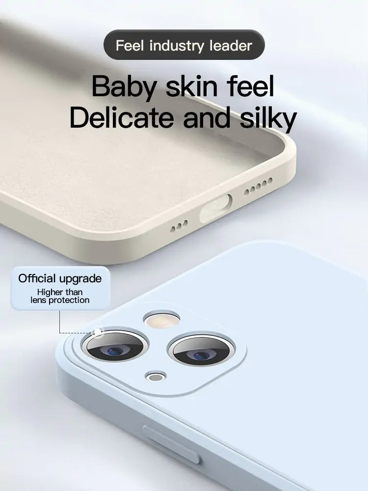 Liquid Silicone Phone Case for iPhones