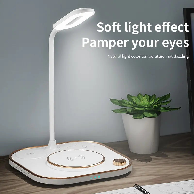 4 in 1 Wireless Charging Pad with Lamp