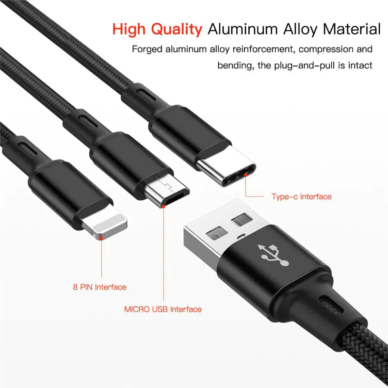 3 in 1 USB Cable