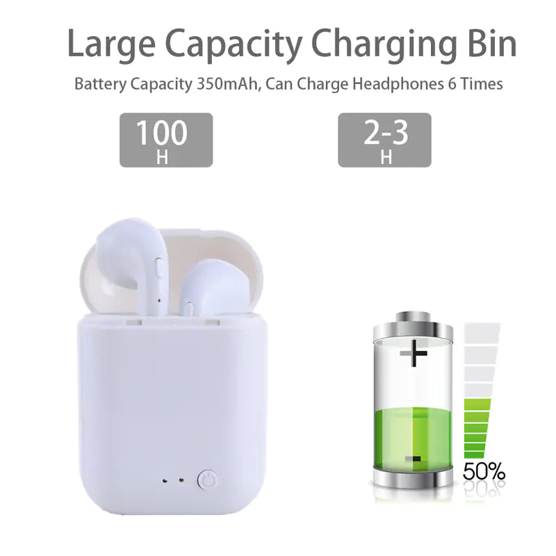 Instant Pairing Matte Bluetooth Earbuds