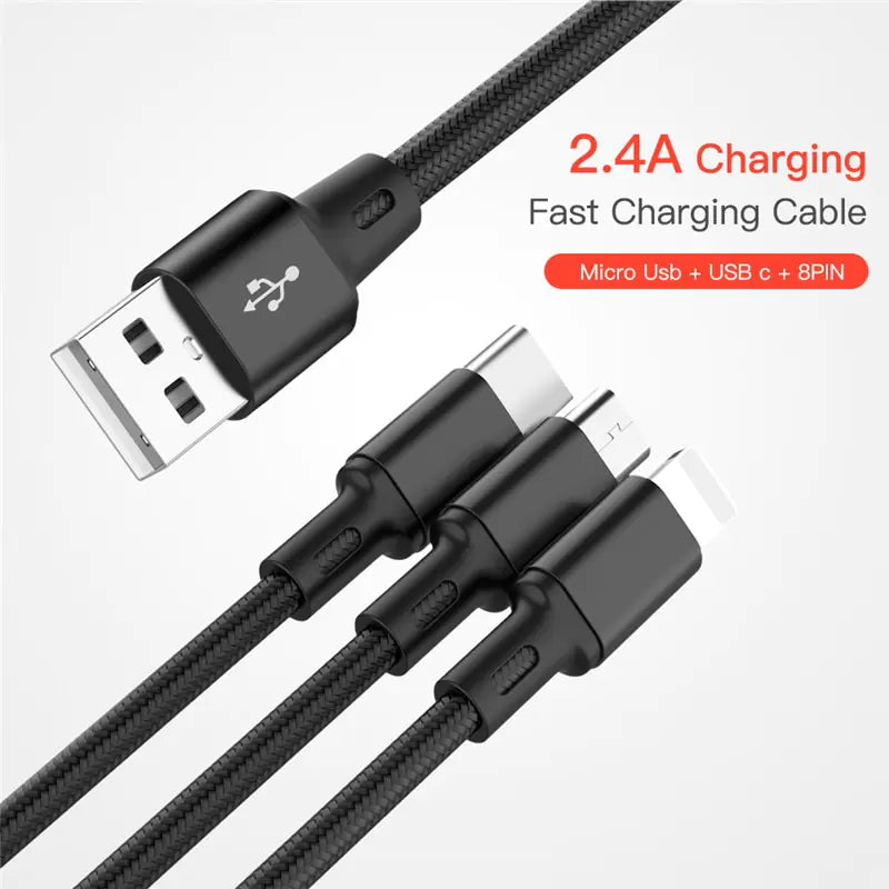 3 in 1 USB Cable