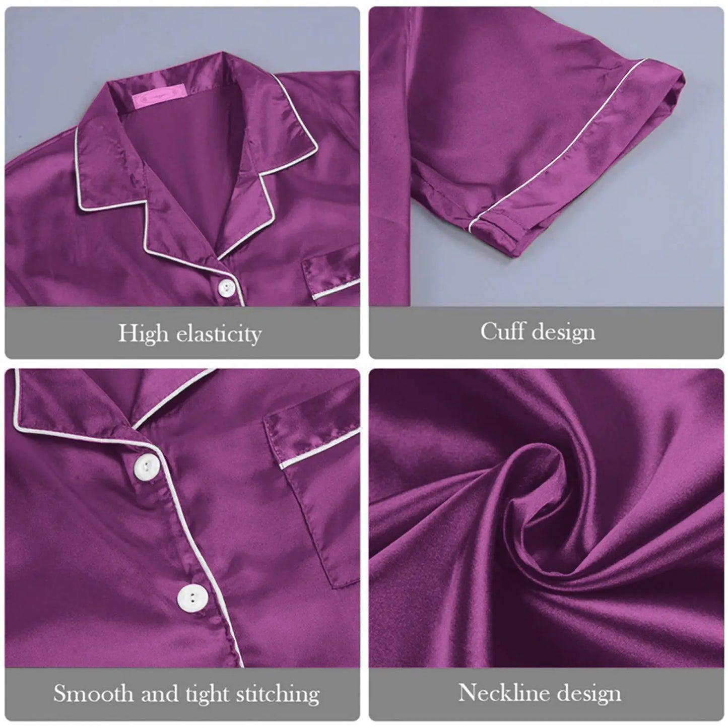 Women's Silk Pajama Set