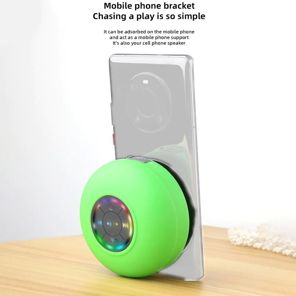 Waterproof Mini Bluetooth Suction Cup Speaker