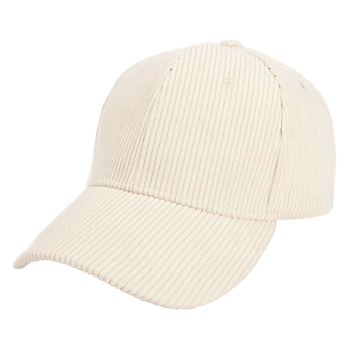 Corduroy Solid Baseball Caps