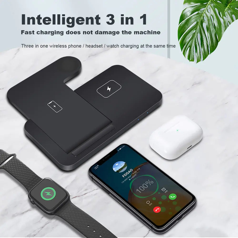 3 in 1 Wireless Fast Charger