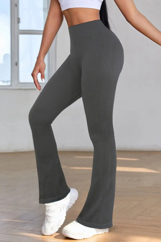 High-Waisted Flared Leggings