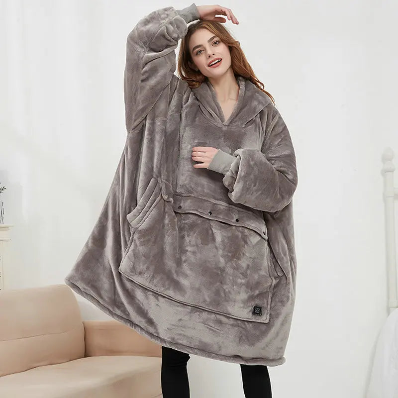 Heated Winter Lazy Hoodies