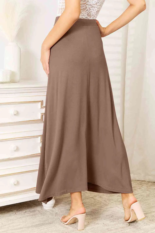 Full-Size Soft Maxi Skirt