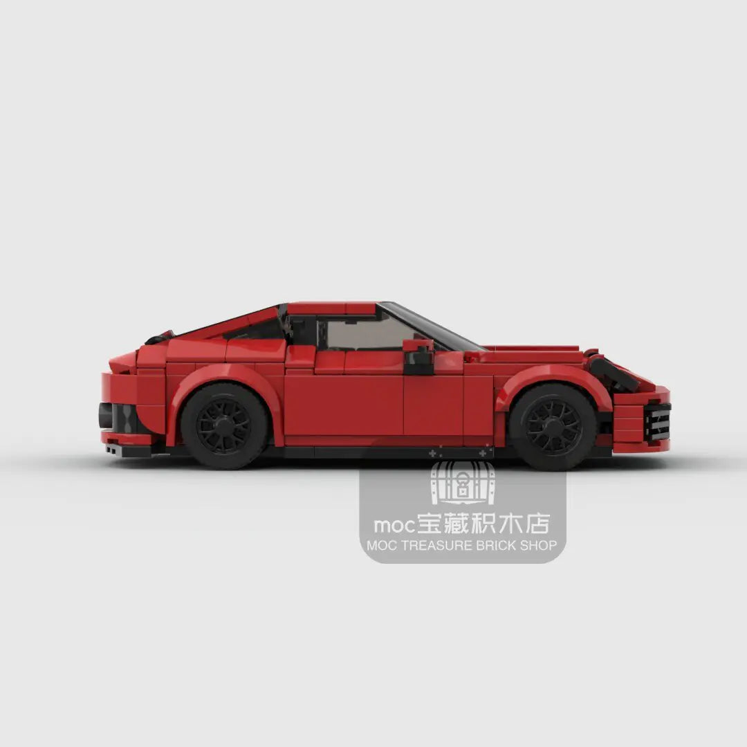 Porsche Carrera Racecar Building Blocks