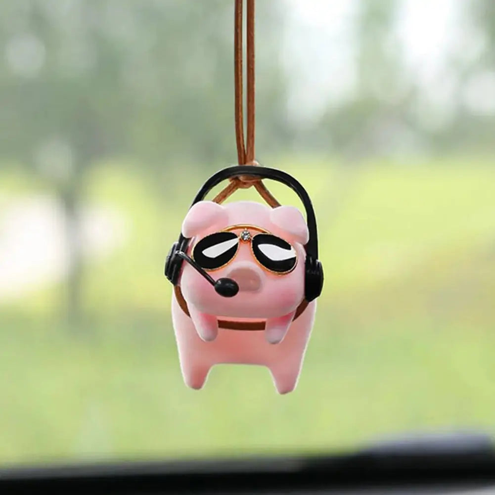 Pig Swing Car Ornament