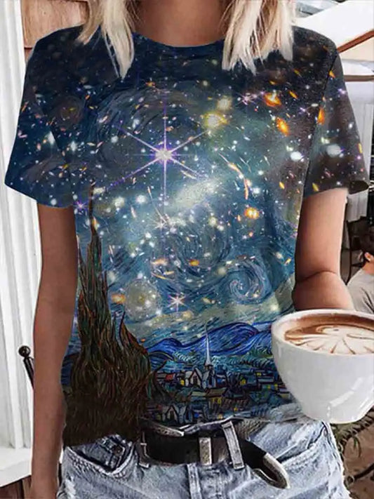 Starry Night Casual Tee