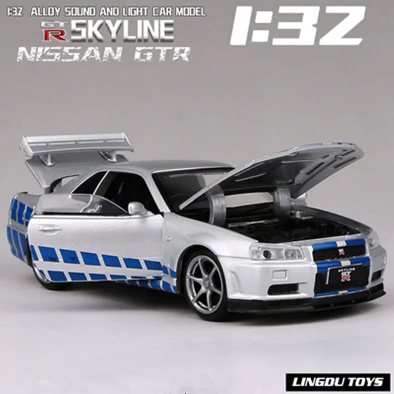 Nissan Skyline Ares GTR R34 Alloy Model Car