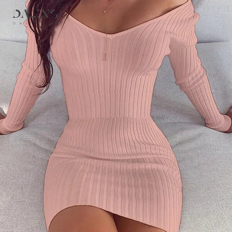 Warm & Sexy Off-Shoulder Sweater Dresses