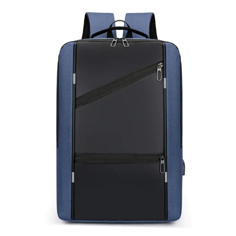 Casual Waterproof Backpack with USB Port
