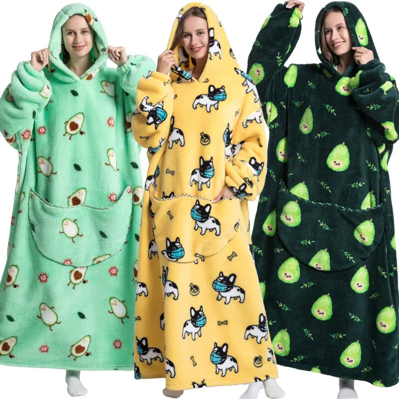 Oversized Wearable Blankets