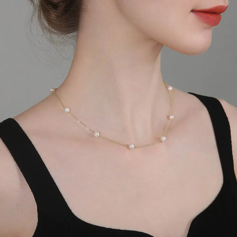 Pearl Choker Necklace