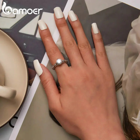 925 Sterling Silver Vintage Pattern Ring