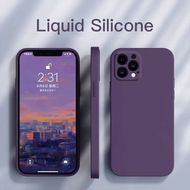 Liquid Silicone Phone Case for iPhones