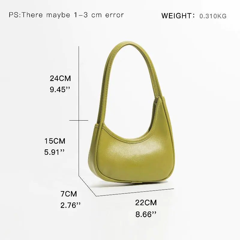 Curvy Half-Moon Shoulder Bag